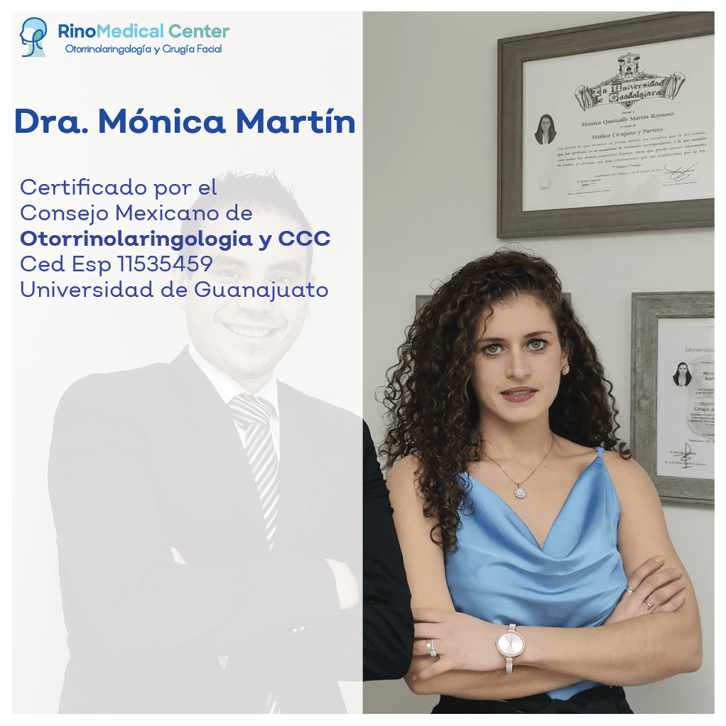Dra. Mónica Q. Martín Reynoso, otorrinolaringóloga y cirujana de nariz en Hermosillo