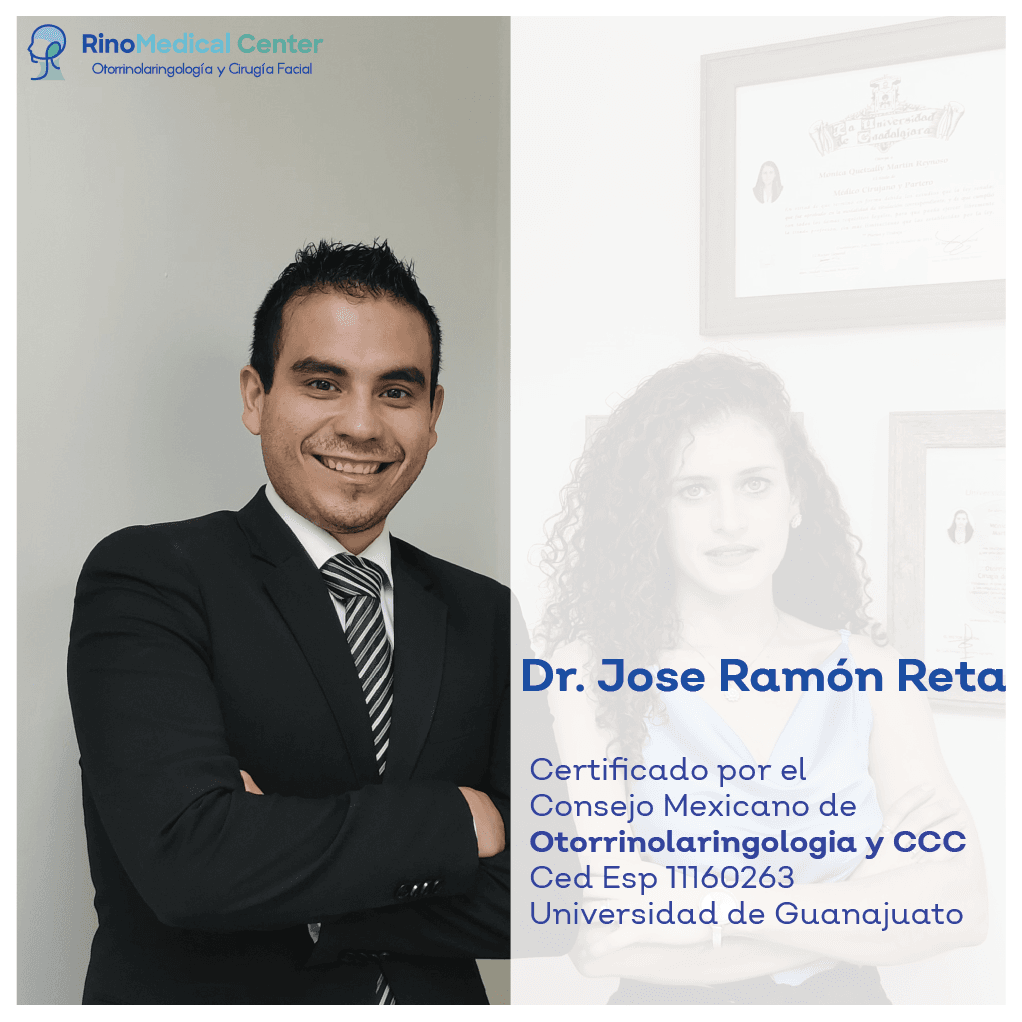 Dr. José Ramón Reta Vela, otorrinolaringólogo y cirujano de nariz en Hermosillo